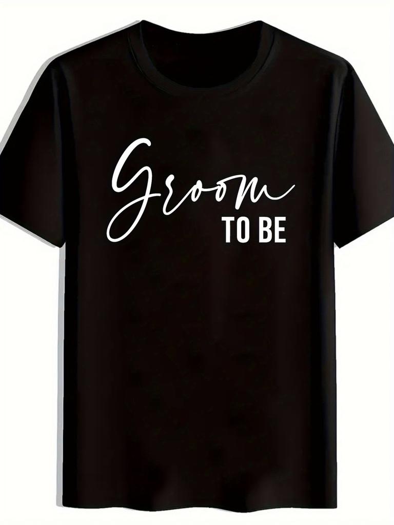 Groom-to-be Printed Men's Fashion Short-sleeve T-shirt