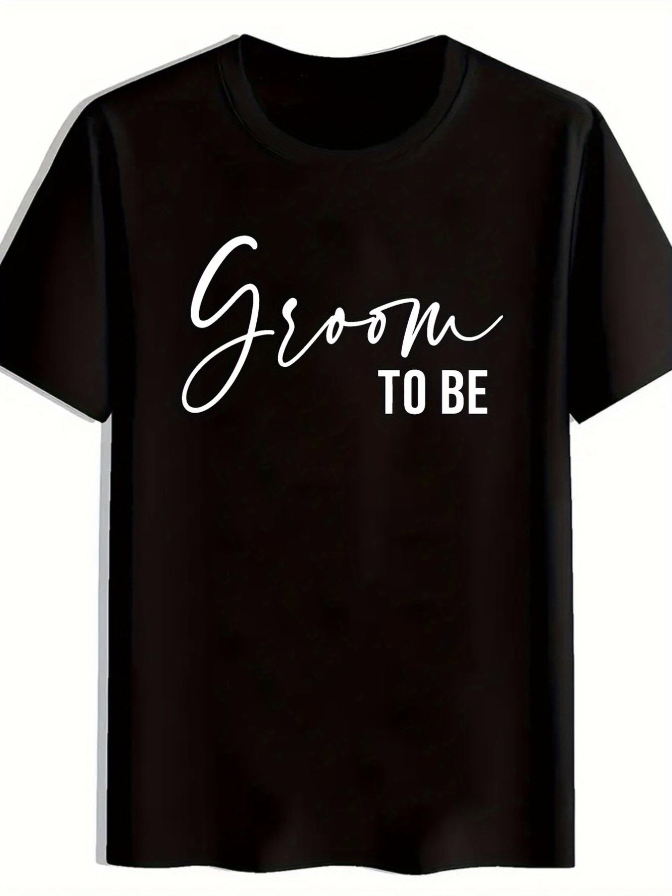 Groom-to-be Printed Men s Fashion Short-sleeve T-shirt L