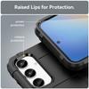 For Samsung Galaxy A35 5G TPU Phone Case Shockproof Cell Phone Cover with Square Grid Texture
