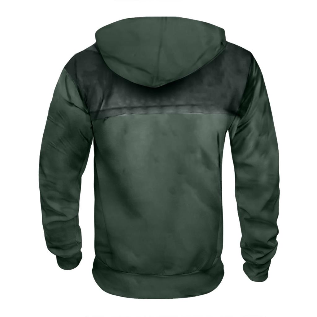 Fitness Clothes Men's Peripheral Sweater Hooded Long Sleeved T-shirt