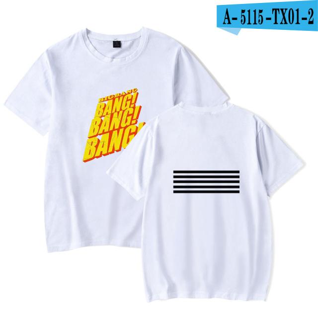BIGBANG MADE World Tour Koszulka Bang Bang Bang G Dragon Ta Sama Koszulka Unisex Damska Letnia Krótki Rękaw Topy Moda Kpop Ubrania