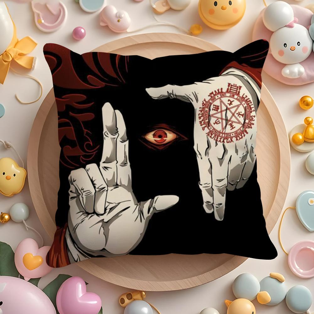 Anime C-Castlevania Cushion Cover Home & Car Multi-Scene Pillow Cover - Reversible, Soft & Durable for Daily Use