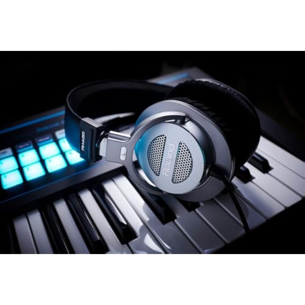 Roland Roland Open Monitor Headphones RH-A30 Open Air Type 45mm Driver Suede Style Earpads Cable ...