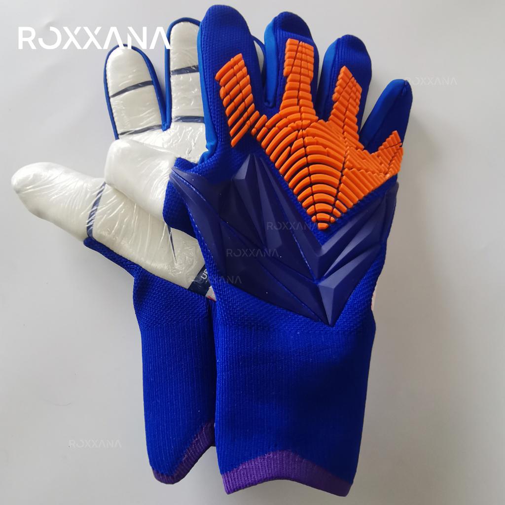 ROXXANA Youth Adult Football Sports Competition Training Professional Player Anti-slip Waterproof Latex Goalkeeper Gloves