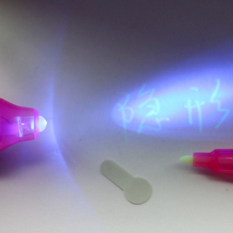 Invisible Fluorescent Pen Led Purple Light Electronic Ultraviolet Highlighter