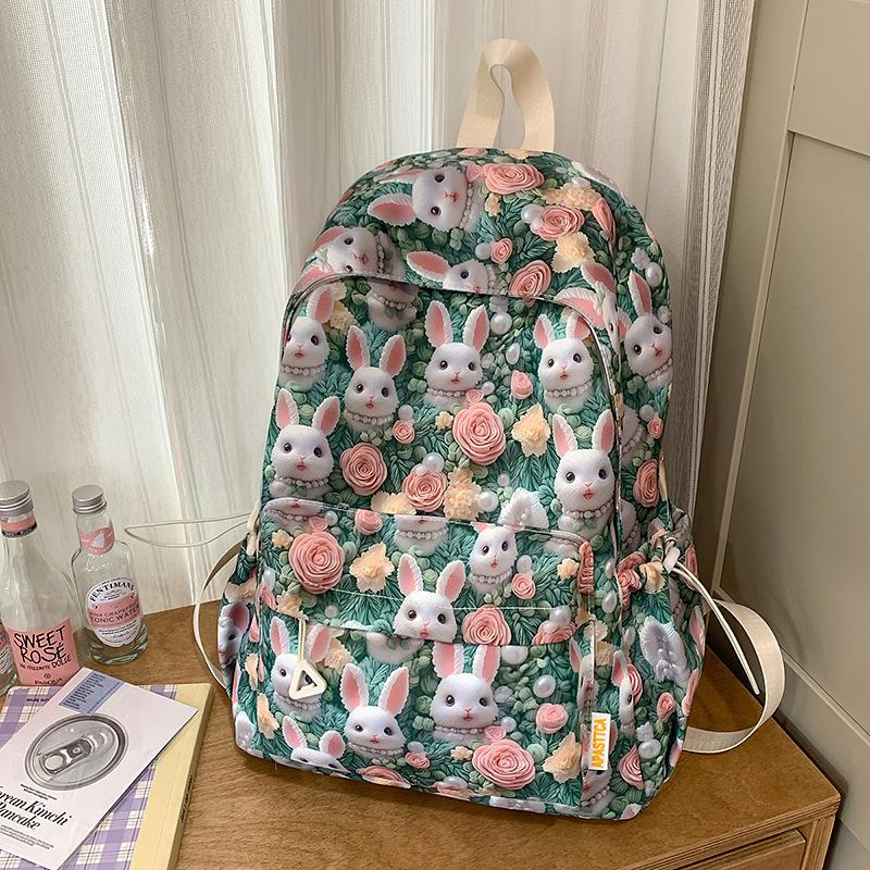 

Рюкзак высокой ценности, свежий, милый и с принтом, легкий для уроков макияжа для учеников средней школы и рюкзак большой вместимости.