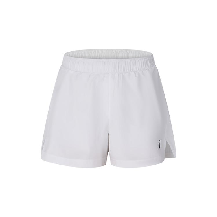 Asics Womens Tennis Series Breathable Lightweight Comfortable Two-In-One Sports Shorts Women Shorts White 2042A375-100
