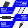 365-395nm Schwarzlichtleiste 10W UV-Lampe 5V USB-Stecker mit Schalter UV-Streifenlichter LED Schwarzlicht für Glow Party Halloween-Beleuchtung