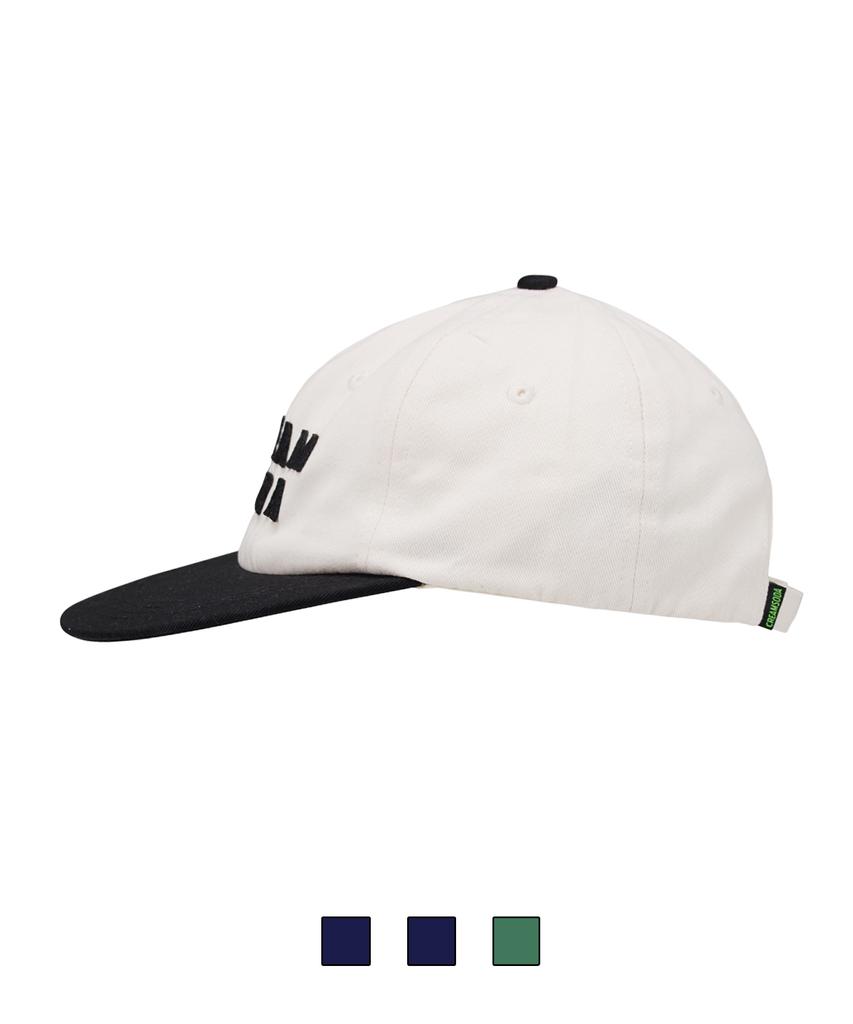 CREAM SODA LAB Applique Panel Ball Cap Black