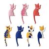 Cartoon Cat Tail Magnet Hook for Fridge - No-Trace Storage Solution
