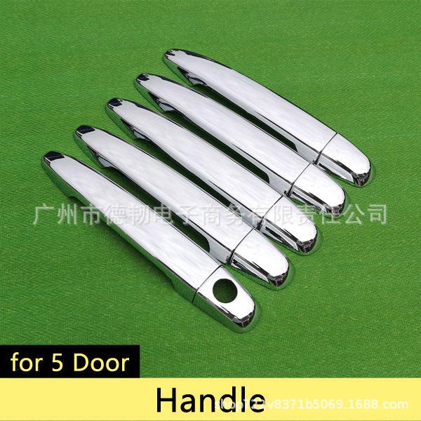 

Хромированные наклейки на дверные ручки Prado 03-09 – Защитная и декоративная накладка