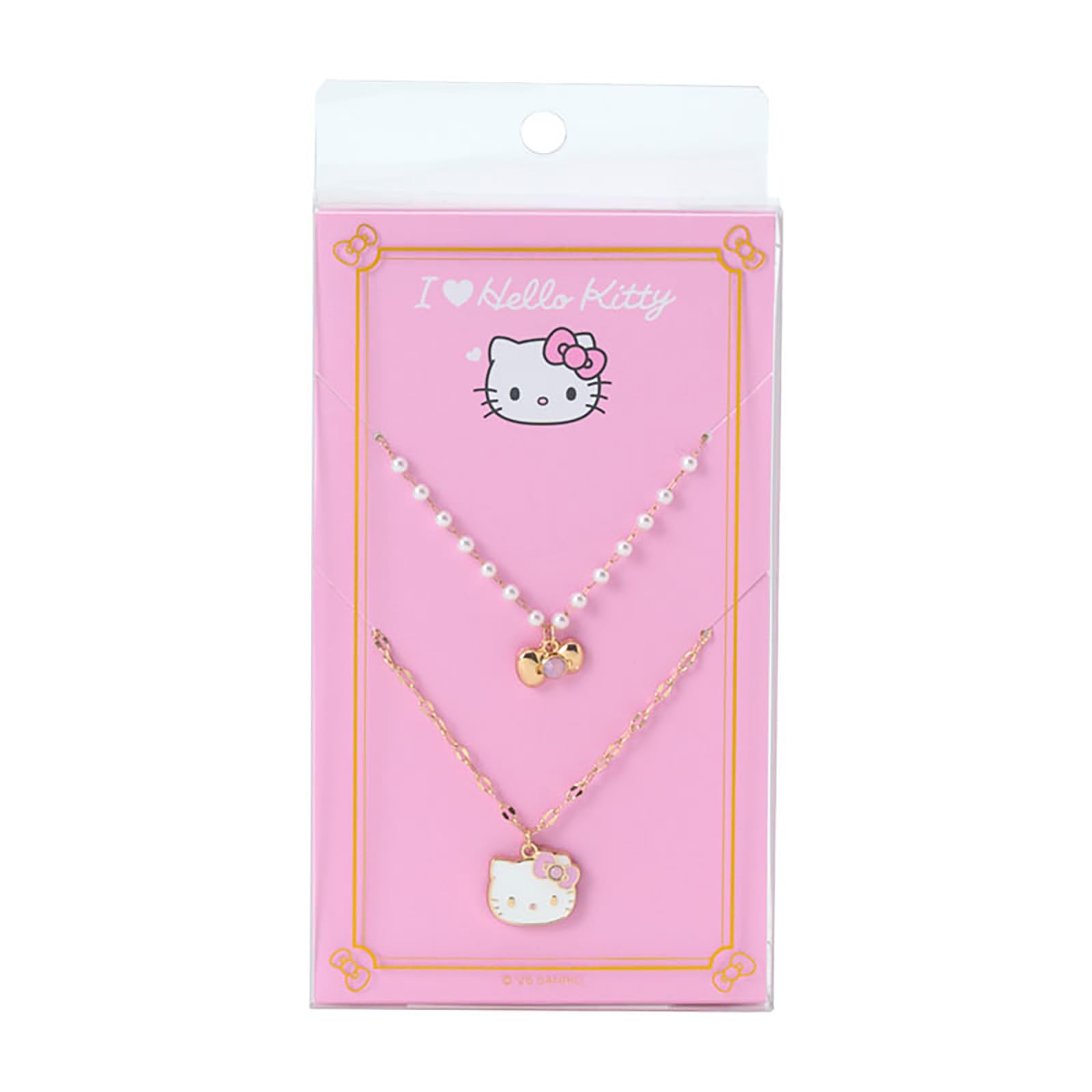Sanrio I Love Hello Kitty Necklace 2-Piece Set Pink 924245