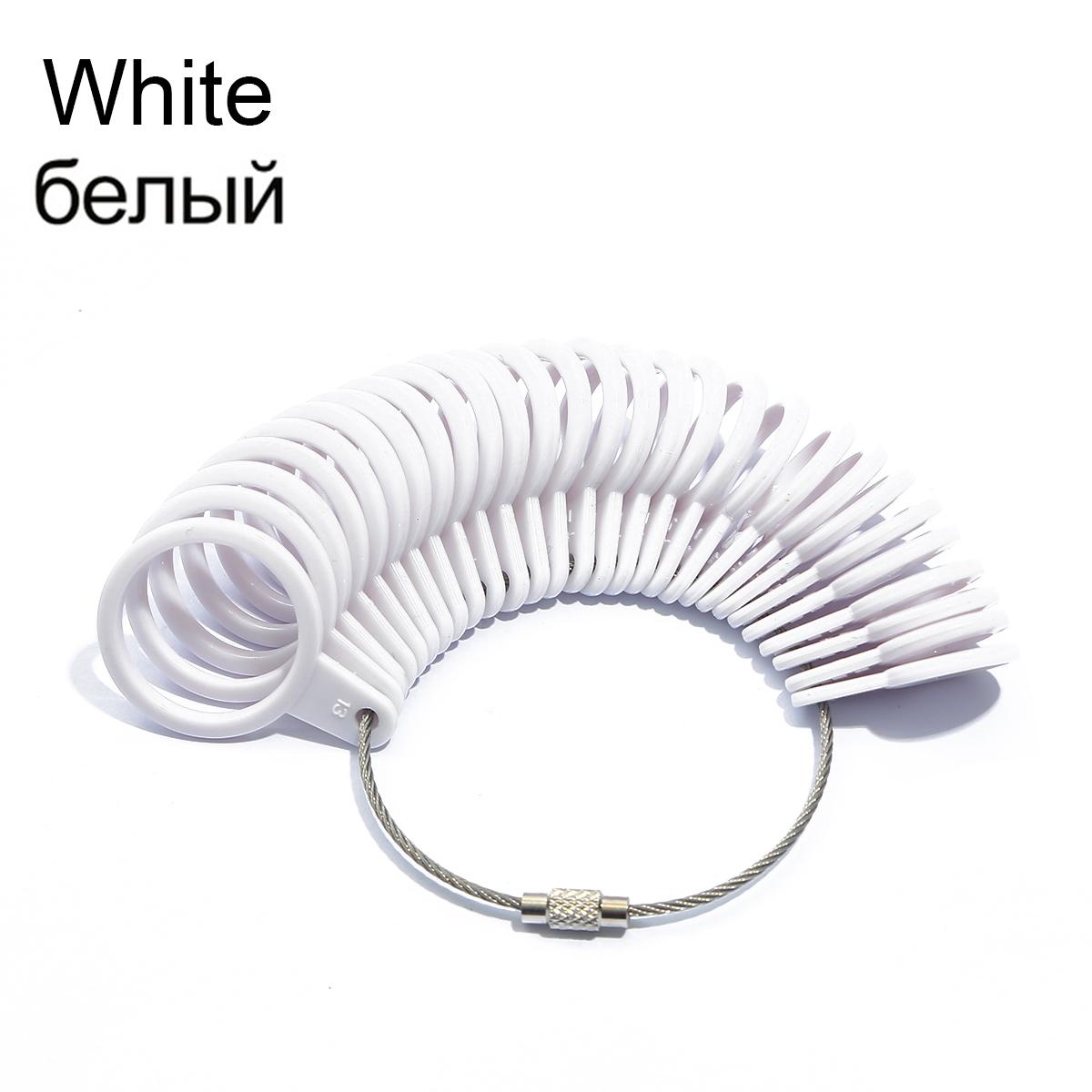 

Инструменты для измерения размеров колец, ювелирные инструменты, инструмент для измерения колец, британский/американский размер, инструмент для измерения размеров ювелирных изделий своими руками 1-30yard белый