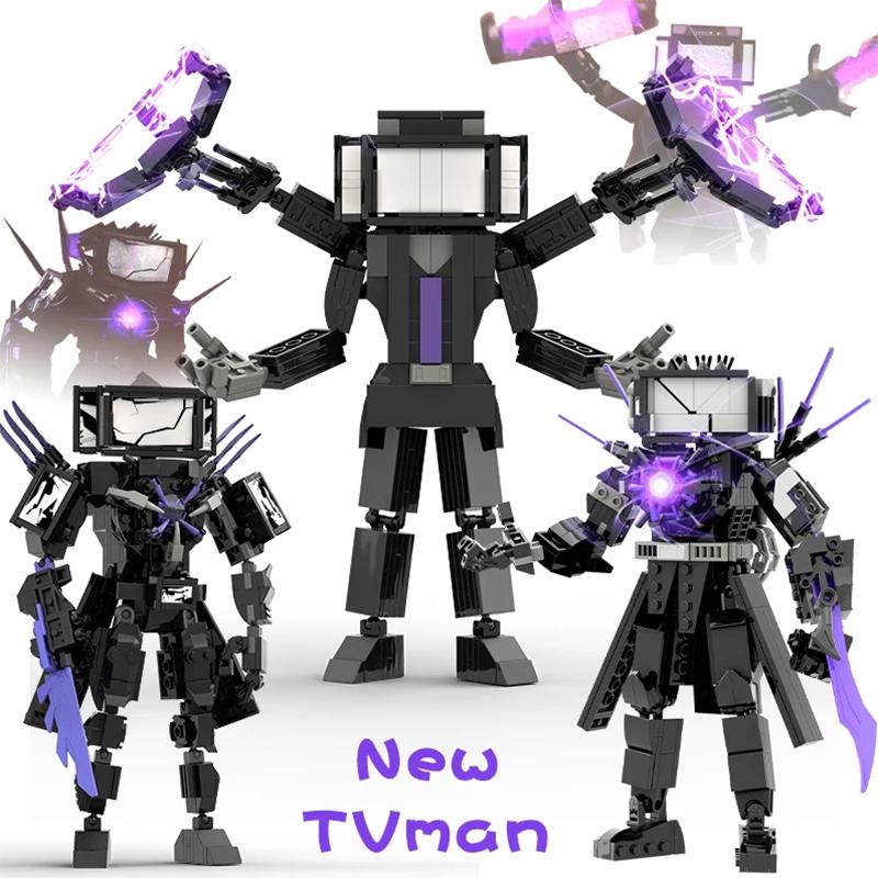 Vânzare de lichidare Toalete Skibidii Blocuri de construit Jucării Titan Clock King TV Man Figurine Cărămizi pentru Copil Idei de Paște Cadou Vânzare en-gros