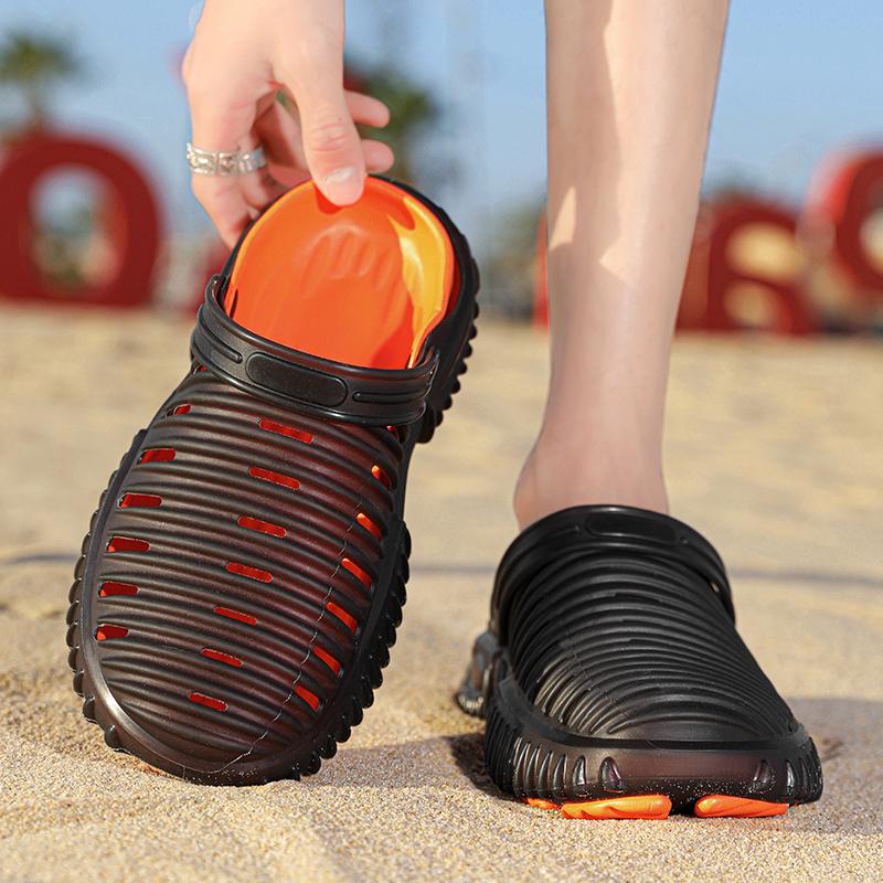 Summer Men Sandals Clogs Outdoor Casual Beach Slippers Breathable Hollow Water Sports Shoes Flip Flops Male Swim Aqua Sneakers