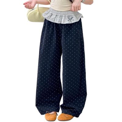 Sommerhose mit Polka-Dots für Mädchen, Freizeit