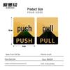 Aimehui Acrylic Self-Adhesive Push-Pull Door Signs
