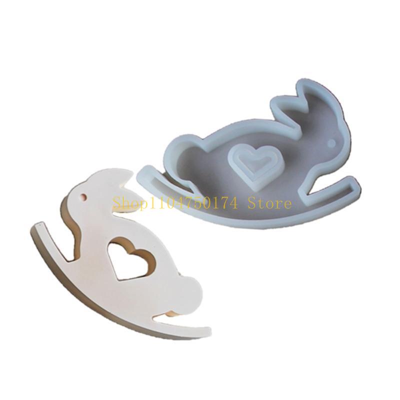 Tier-Silikonformen Schaukelpferd-Formen Schmuck-Epoxidharz-Formen Handgefertigte Schreibtischdekorationen Gipsformen Top-Verkauf