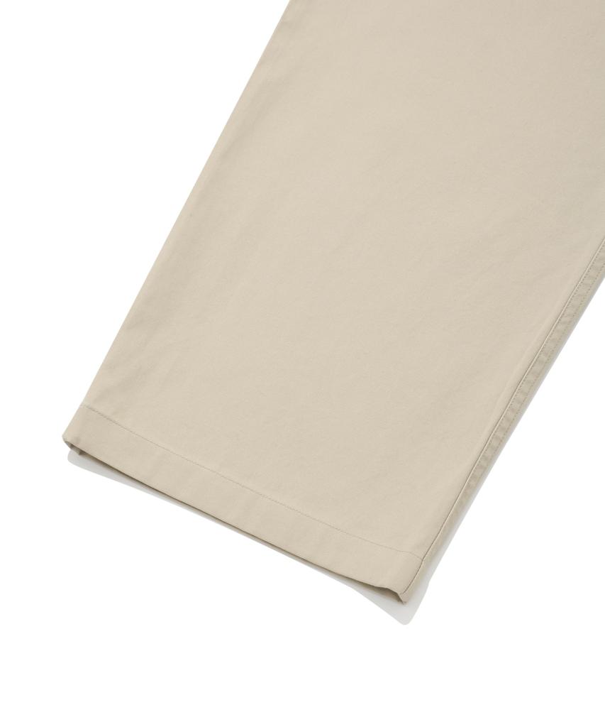 COVERNAT Wide Chino Pants Beige