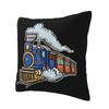 Train Railroad Square Pillowcase Pillow Cover Cushion Decor Comfort Throw Pillow for Home Living Room