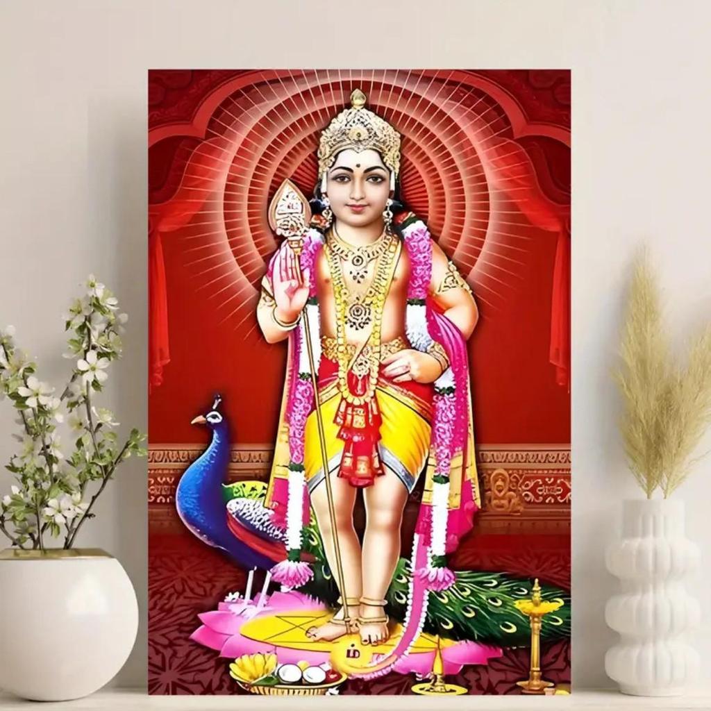 Religious Figures Decorative Oil Canvas Painting with Pine Wood Frame for Living Room