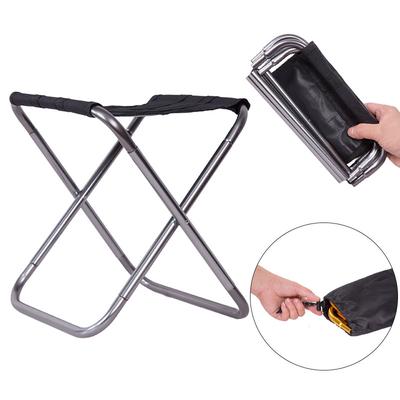 Tragbarer Klappstuhlsitz aus Aluminiumlegierung, Outdoor-Angeln, Camping, Picknick, Strand, faltbare Stühle