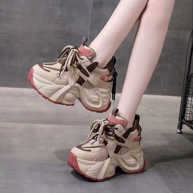 High Quality Spring Autumn Women Platform Sneakers Chunky Shoes Sport Vulcanized Shoes Female Casual Shoes  New
