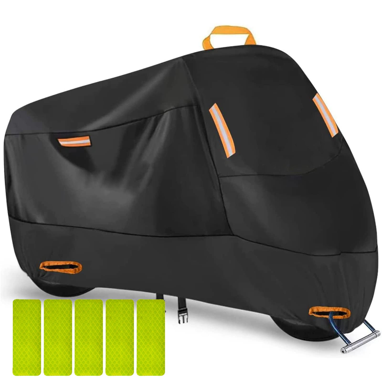 Bike Cover Thick 300D Bike Rain Cover Waterproof Snowproof Heat чёрный