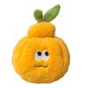 Orange Creative Simulation Fruit Series Plush Toy Keychain Pendant Funny Expressions Adorable Stuffed Doll