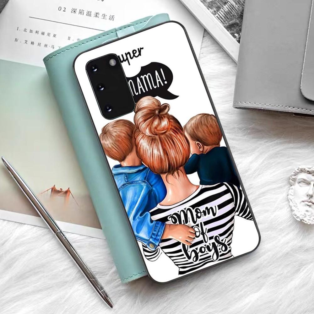 Super Mom MaMa Fundas Phone Case For Samsung S 9 10 20 21 22 23 30 23 24 Plus Lite Ultra FE S10lite Fundas