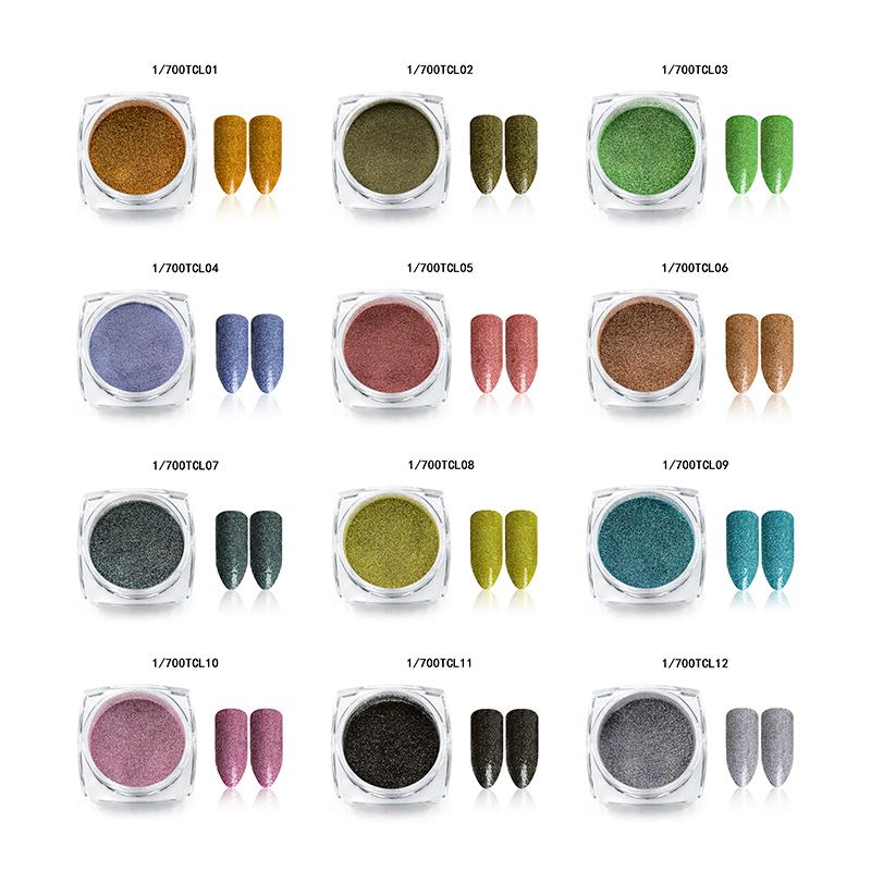 Mtssii 1g 3D DIY Sternenhimmel holographische Laser Glitter Staub Nail Art Pulver Pailletten Maniküre Zubehör