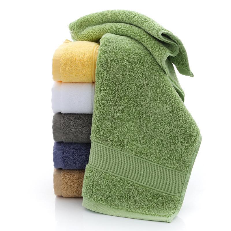 Thickened pure cotton towel gift supermarket 120g towel * 1 pack of multi-color optional