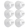 6PCS Simple Wall Light Chandelier Fabric Lamp Shade Light Fixture for Bedroom Living Room Decoration
