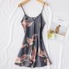 2Pcs Women Bathrobe Set Sexy Sleep Dress Women Nightgown Short Sleeve Sleepwear Bride Robe