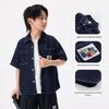 Boy's Casual Denim Short-Sleeve Shirt