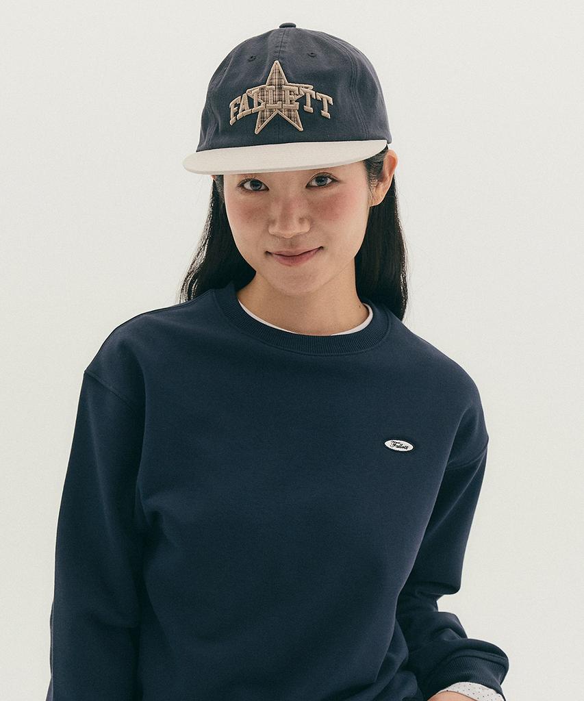 FALLETT Star Color Block Camp Cap Navy