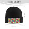 DHMIS Character Pattern Warm Knitted Cap Winter Knit Bonnet Hat Skullies Beanies Hip Hop Caps for Unisex