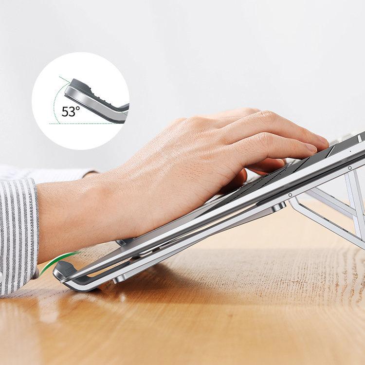 Ugreen Silver Adjustable & Foldable Laptop Stand LP451