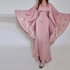 MQ201 Modest Satin Waist-Cinching Muslim Fashion Robe