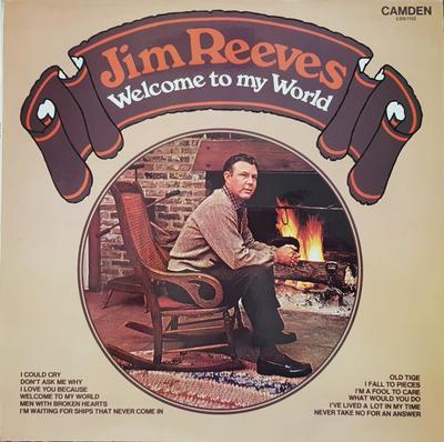 LP Record JIM REEVES - Welcome To My World CDS1152 Camden UK Folk Used