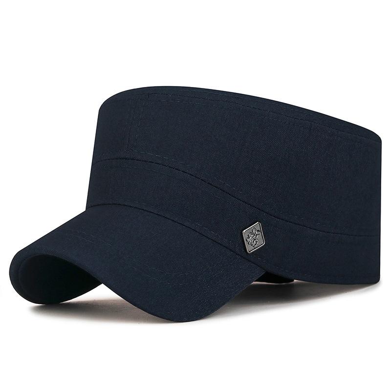 Sunshade  Hat Men's Spring Autumn Flat Top Hat for Middle-Aged and Elderly Outdoor Sunscreen Hat