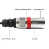 Disino 14 TRS To Dual XLR Male Y-Splitter Stereo Breakout Cable, 14" (6.35mm) To 2 XLR Patch Cable - 3.3ft1m