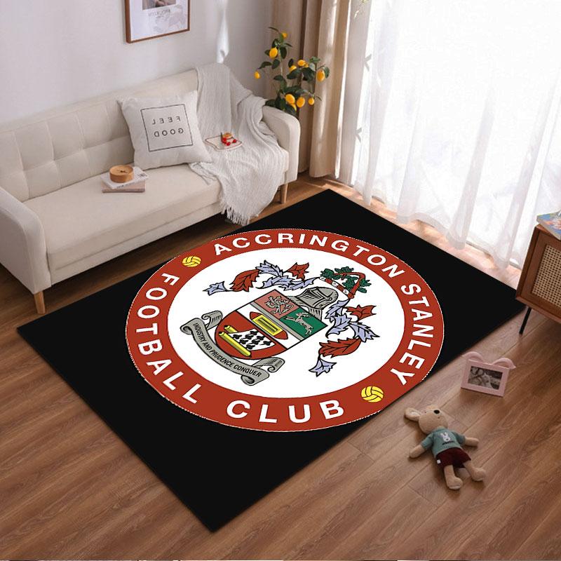 Accrington Stanley Logo Carpet suitable as a non-slip mat for the living room or bedroom sofa