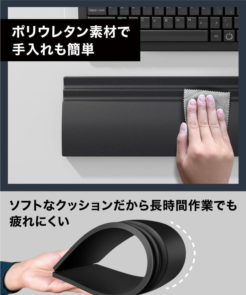 LOE Ergonomics Designed Keyboard Wrist Rest with Cushion Wrist Support Acrylic Stand