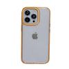 Applicable To Apple 15/14Promax High-transparency Flat Acrylic Metal Lens Frame Apple 15Pro Mobile Phone Case