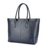 Kimura Handmade Men's Large Capacity Lychee-patterned Genuine Leather Tote Bag, Multi-functional, Zippered, Brand Name, Commuter Tote, Large