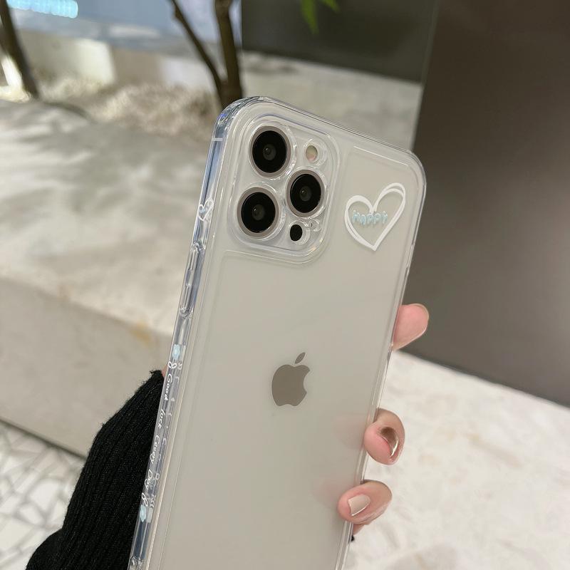 

Simple Couple IPhone 16 Apple Phone Case 15Pro Max Silicone 13 Suitable for 8plus Side XS Soft 14 16promax