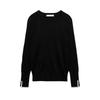 Fall and Winter New Arrival Women's Clothing Commute Leisure round Neck Basic Split Cuff Design Knitwear 0506107
