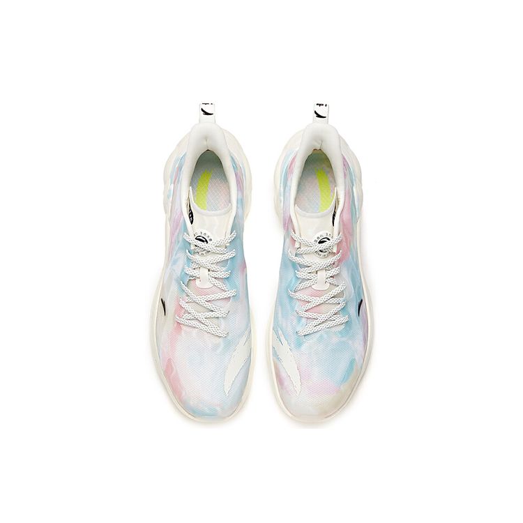 Anta Star Series Starry Sky Durable Breathable Low-Top Running Shoes Men Sneakers White Blue Pink 112035528A-9