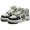 MLB Chunky Liner Coverage Thermal Slip Resistant Cushioning Mid top Skateboard Shoes Unisex Ecru 3ASXLMB3N-50BKS(Team54-)